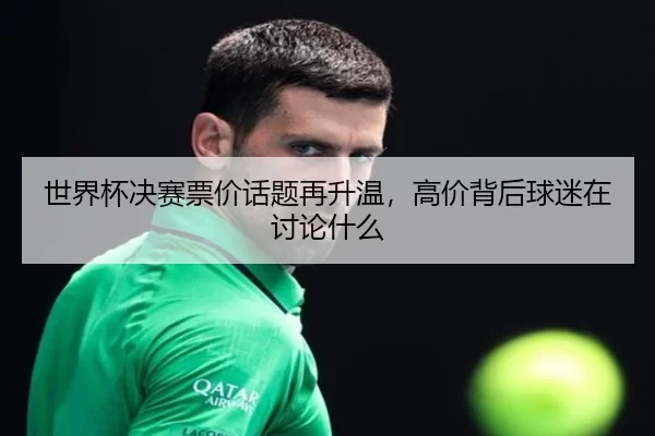 世界杯决赛票价话题再升温，高价背后球迷在讨论什么
